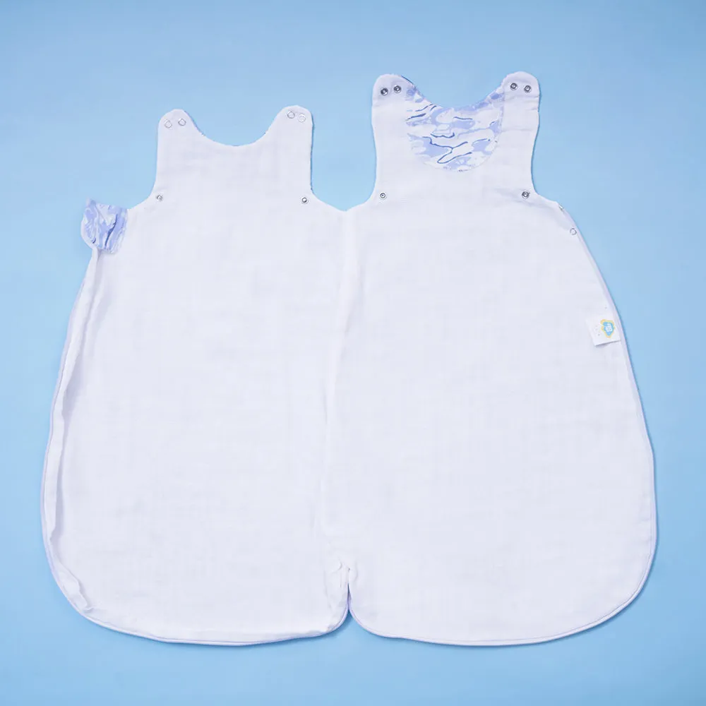 Bamboo Muslin Sleeping Bag - Ocean