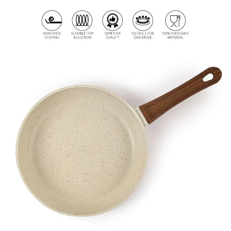Castello Die Cast Induction Base Taper Fry Pan