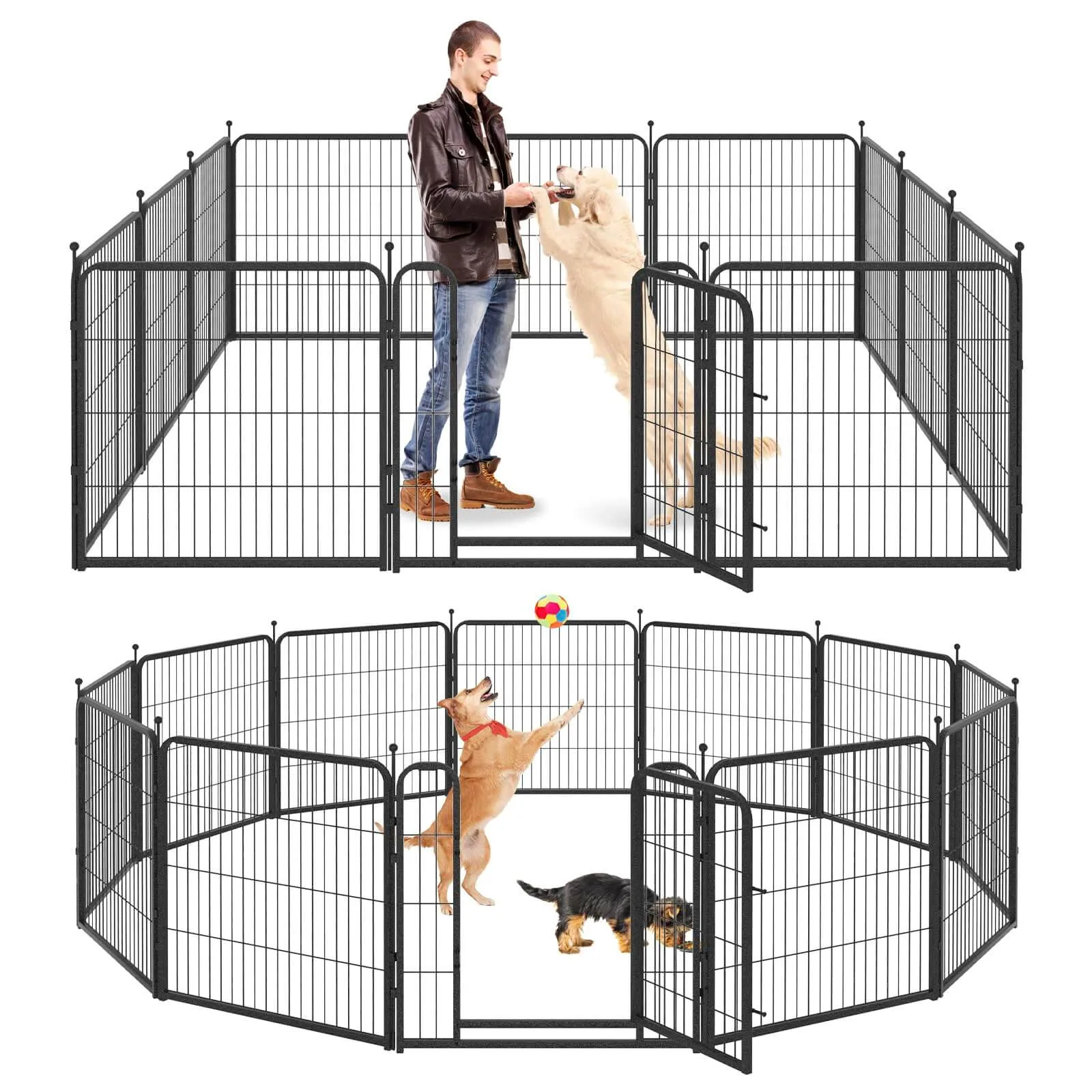 Heavy Duty Dog Playpen 32"W Indoor Outdoor