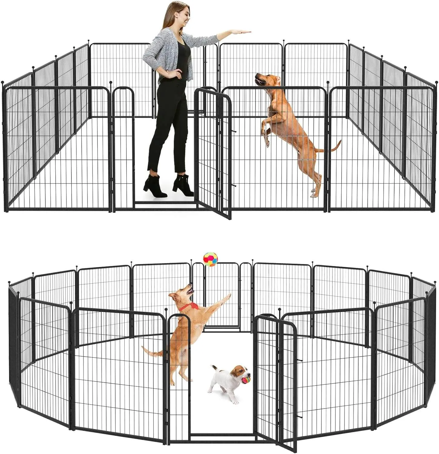 Heavy Duty Dog Playpen 32"W Indoor Outdoor