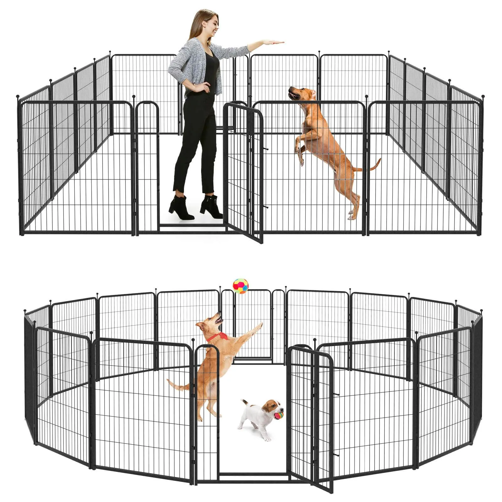 Heavy Duty Dog Playpen 32"W Indoor Outdoor