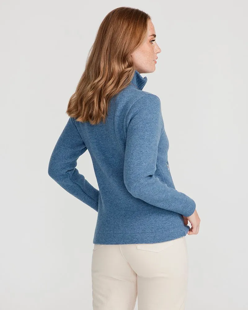 Holebrook Claire Womens Fullzip Windproof Fade Blue