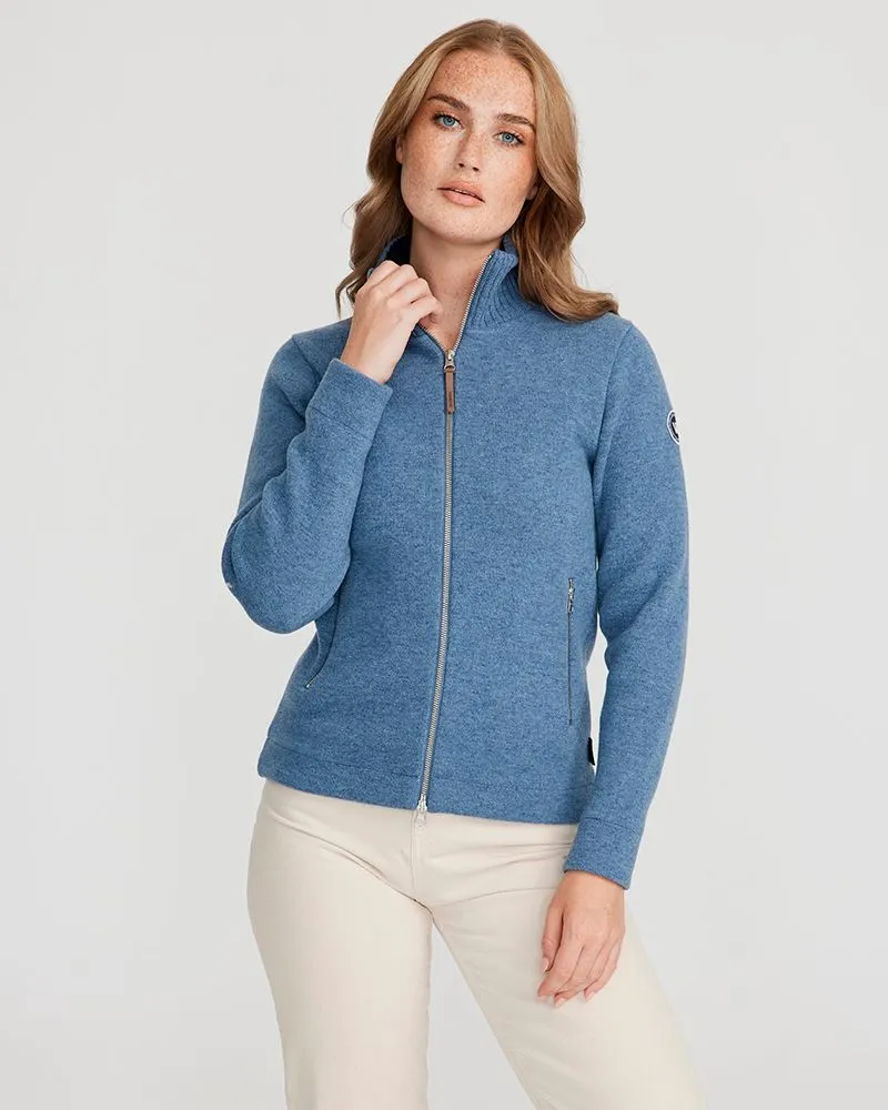 Holebrook Claire Womens Fullzip Windproof Fade Blue