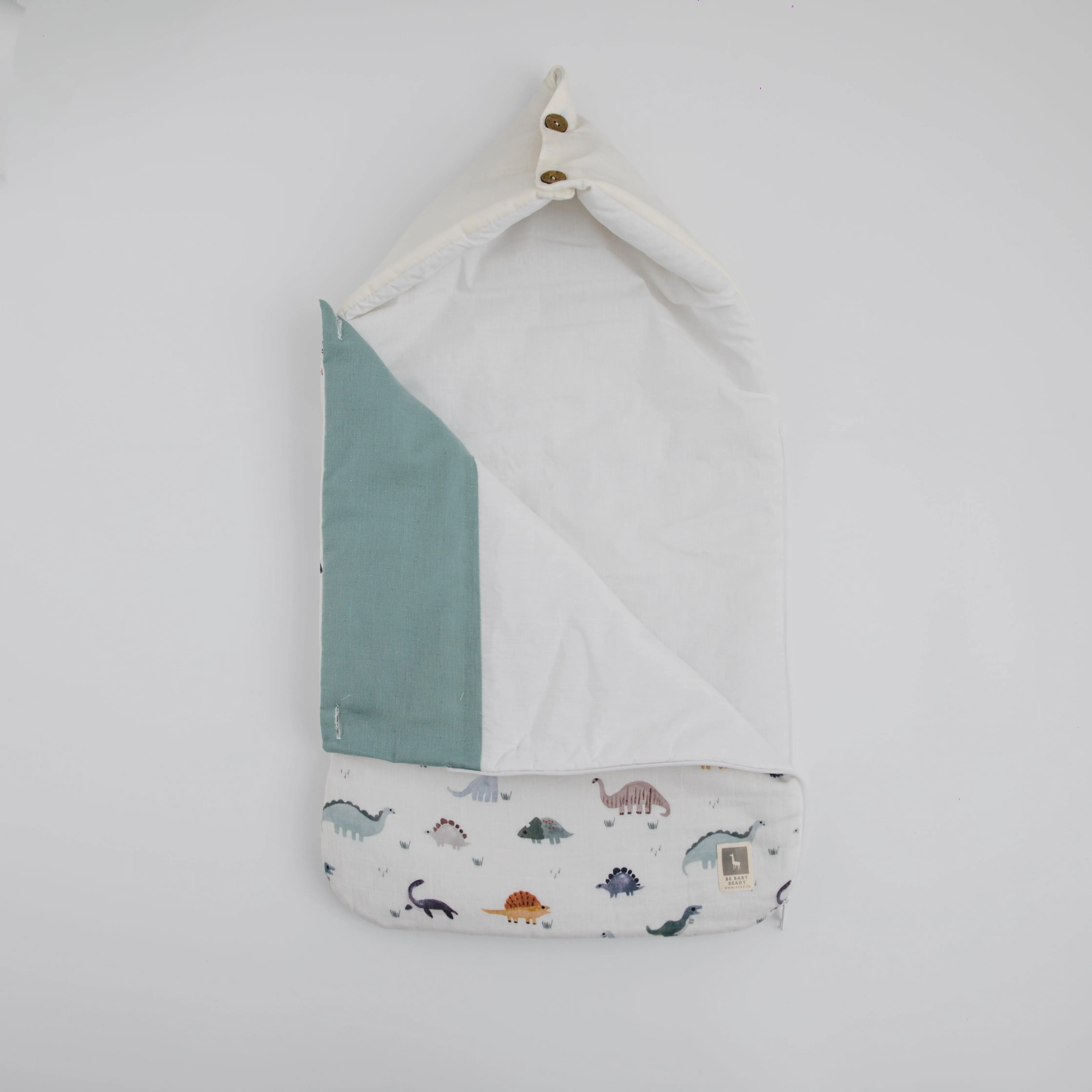 The Dino Land Baby Carrier Nest (Muslin),Carrying Nest Bag Portable Travelling Bed for Infants for 0-4 Months