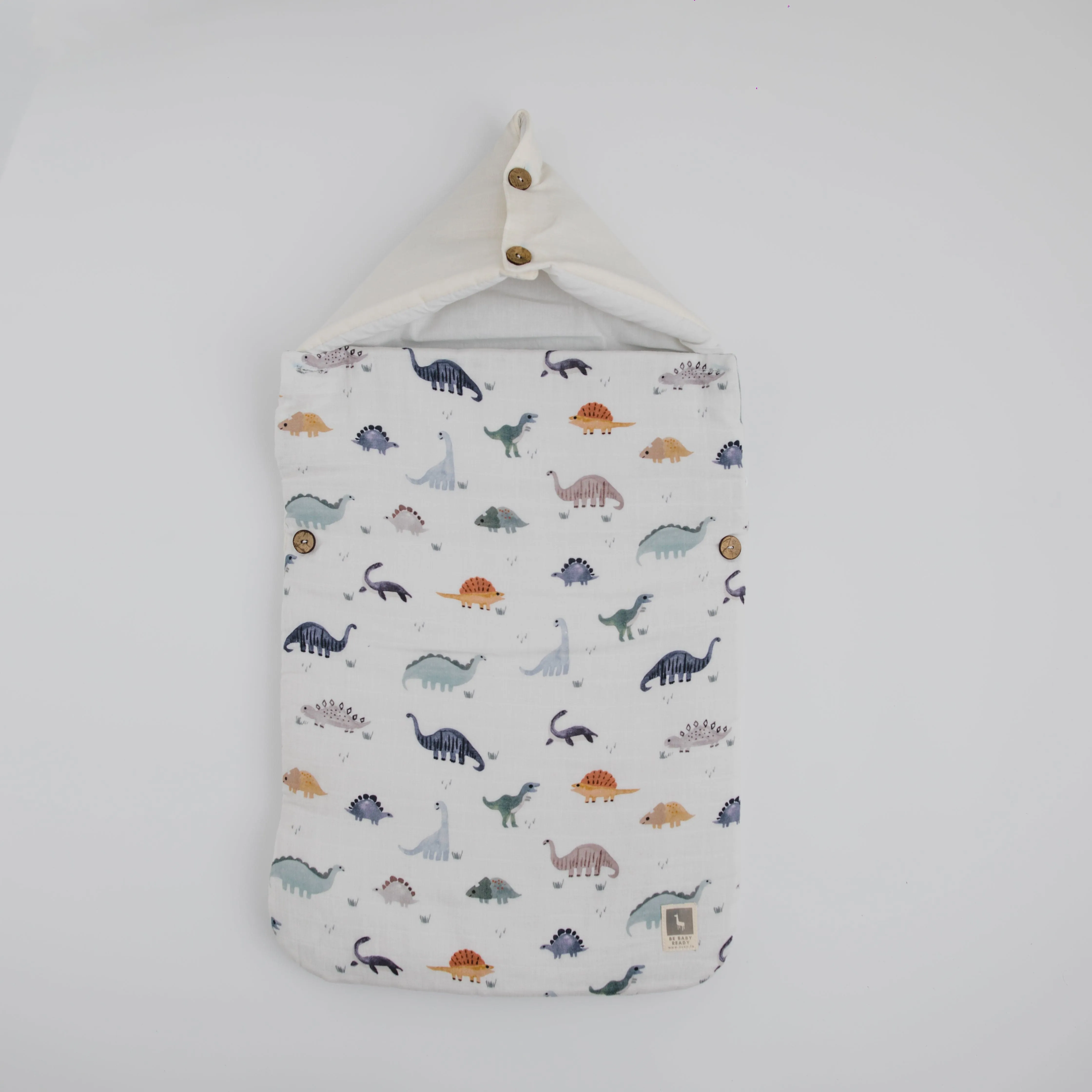 The Dino Land Baby Carrier Nest (Muslin),Carrying Nest Bag Portable Travelling Bed for Infants for 0-4 Months