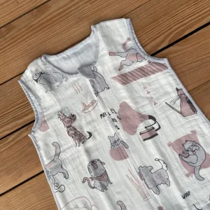 Woofles & Purrito Muslin Sleeping Bag (No FIlling)